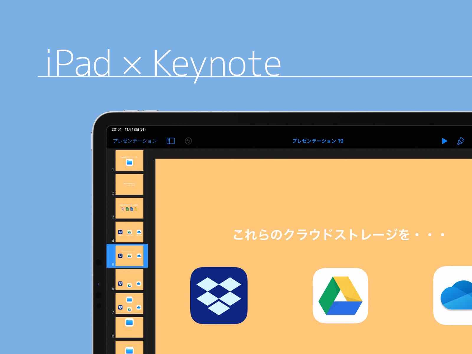 Ipad Keynote アイパッドでプレゼンができるキーノートの使い方 Kunyotsu Log